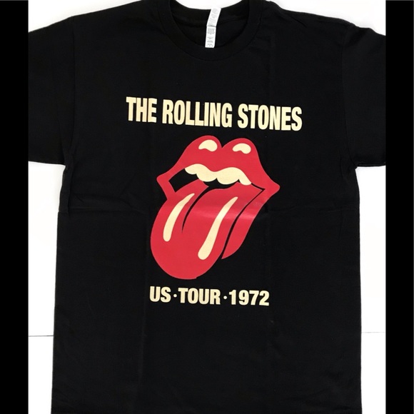 The rolling stone us tour 1972 T-shirt - Picture 1 of 2